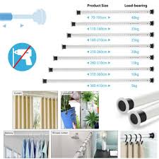 Teleskopstange Duschvorhangstange Gardinen Kleiderstange Ohne Bohren Duschstange Ebay In 2020 Duschvorhangstange Duschstangen Gardinenstange Ohne Bohren