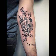 Rezultat Slika Za Geometric Animal Tattoo Animal Tattoos For Women Panda Tattoo Body Art Tattoos