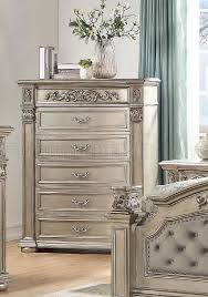 Alluring and inviting, enjoy the beauty of the franklin cherry bedroom set. Platinum Bedroom Set 5pc W Options
