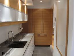 Each piece is constructed with precision and thoughtful functionality. Rift Sawn White Oak Galley Kitchen Fox Woodworking