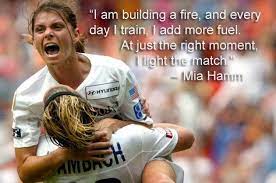 These mia hamm quotes are inspiring, motivating, and empowering. 50 Most Inspirational Quotes In Sports Inspirational Soccer Quotes Soccer Quotes Sports Quotes