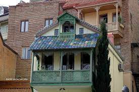 Old Tbilisi Georgia By Badri Vadachkoria House Styles Georgia Country Tbilisi