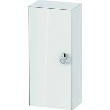 The glass shelf has a timeless appeal that complements most bathroom decors naturally. Duravit White Tulip Half Height Cabinet Wt1323l8585 40 X 24 Cm Weiss Hochglanz 2000 Door On