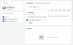 Google meet failed to join meeting. Google Workspace Updates New Meet Quality Tool Support For Failed Join Attempts