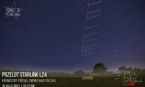 Na przykład, dzisiaj o godzinie 20:28 nad polską ujrzymy 48 satelitów, o godzinie 22:05 27 satelitów, a o godzinie 22:18 7 satelitów. Kacik Astronomiczny Starlinki Ponownie Na Nocnym Niebie 10 11 I 12 Maja 2021 R Informatorbrzeski Pl Brzesko Bochnia Dabrowa Tarnowska Tarnow Portal Informacyjny Powiatu Brzeskiego Bochenskiego Dabrowskiego I Tarnowskiego Malopolska