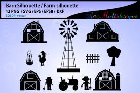 Download Barn Silhouette Graphic By Arcs Multidesigns Creative Fabrica PSD Mockup Templates