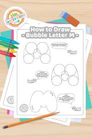 Particular interpretation of the letters and numbers of the latin alphabet. How To Draw The Letter M In Bubble Letter Graffiti Kids Activities Blog