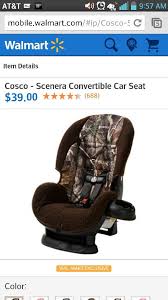 Camo Car Seat Selection From Walmart Http Mobile Walmart Com Ip Cosco Scenera Convertible Car Seat 16932760 Car Seats Camo Baby Stuff Convertible Car Seat