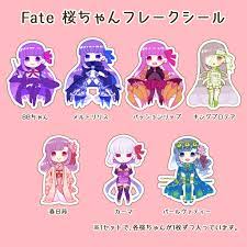 Fate / 桜ちゃんフレークシール - アズマ家 - BOOTH