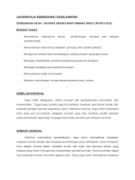 There are no stories available. Laporan Ajk Kebersihan Dan Keselamatan Dayang