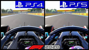 If you're a fan of f1 or motorsport in general, then the upcoming playstation 5 and ps4 simulation racer f1 2021 looks just about as comprehensive as you could imagine. Ps4 Vs Ps5 F1 2020 Youtube