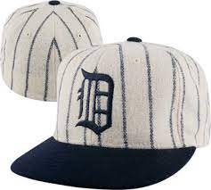 Detroit Tigers Cooperstown 900 Pinstripe Fitted Hat Detroit Tigers Apparel Fitted Hats Detroit Tigers