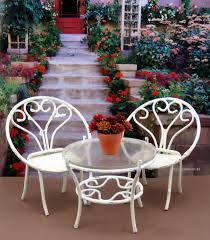 Vintage Dollhouse Miniature Wrought Iron Patio Furniture Table Chairs Vintage Outdoor Furniture Patio Furniture Table Small Patio Decor