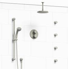 Our collection of riobel shower kits and shower systems includes zendo, altitude, salomé, edge, equinox, pro, antico, cs, eiffel, genius, paradox about riobel based in montreal, riobel was born out of a vision of innovation and contemporary style for faucets, shower systems and accessories. Riobel Brushed Nickel Hta Products Vancouver Richmond Surrey British Columbia Canada
