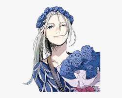 Victor nikiforov is a russian figure skater. Anime Victor Yurionice Yuri On Ice Blue White Long Viktor Nikiforov With Long Hair Png Image Transparent Png Free Download On Seekpng
