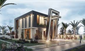 A villa can also be traditional in design with lots of moving space and antique furnishings. Post Modern Villa Lebanon Diebstudio Modern Architecture Building Facade Architecture Design Modern Villa Design