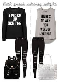 Black And White Best Friends In Movies Designer Clothes Shoes Bags For Women Ssense Matching Outfits Best Friend Best Friend Outfits Bff Matching Outfits