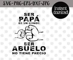 We will be closing cricut craft room as of july 15, 2018. Ser Papa Es Un Honor Ser Abuelo No Tieno Precio Grandpa Etsy In 2021 Silhouette Designer Edition Svg Files For Cricut Cricut Craft Room