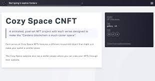 Cozy Space Cnft Built On Cardano