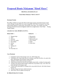 Mengapa dokumen ini dianggap sebagai rencana bisnis yang ideal? 47 Contoh Proposal Bisnis Plan Makanan Pdf Ideas In 2021 Makalah