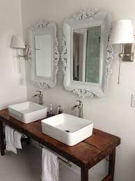 Bathroom vessel sinks are available in a range of materials including ceramic, marble, tempered glass, wood, and stone. 20 Clever Pedestal Sink Storage Design Ideas Best Ideas About Bathroom Mirrors Everyone Does Really Like Bathroom Design Bathrooms Remodel Vessel Sink Bathroom