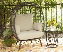 Wilson Fisher Baytree All Weather Wicker Cushioned Cuddle Patio Chair Big Lots In 2021 Patio Chairs Porch Chairs Patio Seating