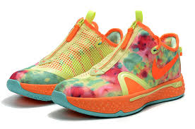 Save paul george shoes to get email alerts and updates on your ebay feed.+ nike pg 4 paul george basketball shoes men's trainers uk 9.5 us 10.5 zipper. Men S Nike Pg 4 Paul George Orange Green Basketball Shoes The Custom Movement