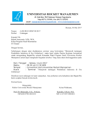 Contoh surat undangan dalam bahasa inggris. Contoh Undangan Seminar Kesehatan Dalam Bahasa Inggris Bagikan Contoh Cute766