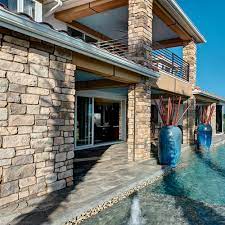 Stone veneer products by eldorado. Stone Wall Cladding Roughcut Autumn Leaf Eldorado Stone Interior Exterior Textured