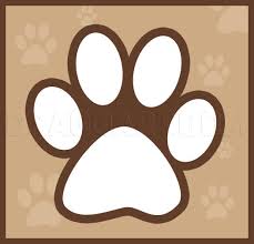 Practice drawing a dog's expression. Draw A Paw Print Step By Step Drawing Guide By Dawn Dragoart Com