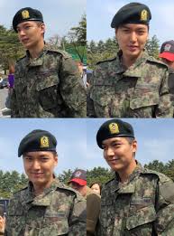 There are also reports saying. Completed Basic Military Training By Lee Min Ho