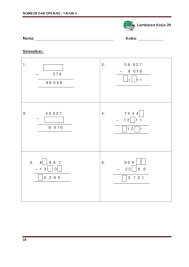 Soalan Matematik Tahun 3 Kssr Sjkt Zhuzhulurve Show