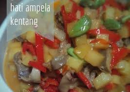 Rebus ati ampela ayam hingga oya, kamu juga dapat menambahkan santan kelapa untuk menambah citarasa sambal kentang ati ampela semakin gurih. Cara Memasak Sambal Goreng Hati Ampela Kentang Dengan Santan Yang Renyah Resep Terbaik