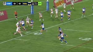 Galvin fools Mahoney, scores try