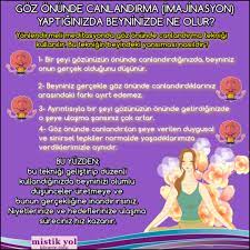 goz onunde canlandirma imajinasyon yaptiginizda beyninizde ne olur kisiselgelisim meditasyon imajinasyon spiritualiz olumlamalar cekim yasasi motivasyon