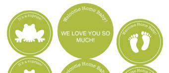 Perfect for stickers labels insignias posters cards and more! Free Baby Shower Labels In Printable Pdf Free Printable Labels Templates Label Design Worldlabel Blog