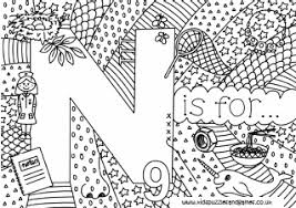 Free letter n coloring pages online. Letter N Kids Puzzles And Games