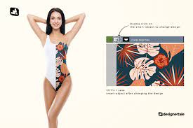 Download Women S Swimsuit Mockup Designertale