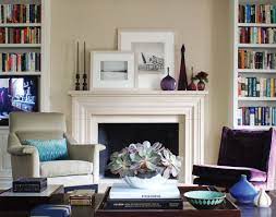The Manier Fireplace Mantle Decor Living Room Mantel Decorating Ideas Living Room Mantel