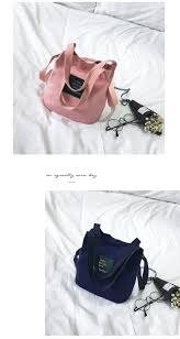 Korean Canvas Tote Bag Notebooktherapy Tas Jahit