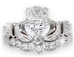 1 Carat Diamond Claddagh Engagement Ring Made In Ireland Claddagh Engagement Ring Gothic Engagement Ring Unique Engagement Rings