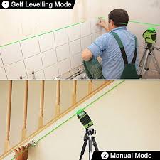 Huepar Self Leveling Green Laser Level 360 Cross Line With 2 Plumb Dots Laser Tool 360 Degree Horizontal Line Plus Large Fa Laser Levels Green Laser Large Fan