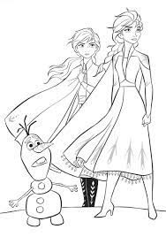 Now you can find anna and kristoff coloring pages and anna and elsa as kids. Frozen 2 Coloring Page Elsa Anna And Olaf Coloriage Reine Des Neiges Pages De Coloriage Disney Coloriage