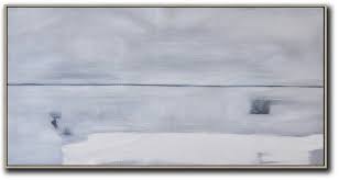 Did you scroll all this way to get facts about large decorations? Decorating A Big Living Room Horizontal Palette Knife Contemporary Art Acrylic Painting Large Wall Art White