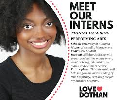 🎭 Meet Tianna Dawkins, our talented Performing Arts intern! 🎭 Tianna  plays a vital role in our team, assisting with event coordination,  management, ticketing, administrative duties, and customer service. Her  dedication and