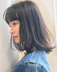 長めボブヘアがおしゃれ 伸ばしかけでも大人可愛い髪型 アレンジ特集 folk ボブヘア ボブ 髪型