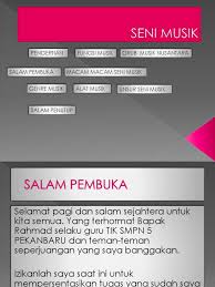 Ayoo rebutt dan menangkan hadiah undiannya. Power Point Seni Musik Yeah