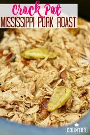 This crock pot pork loin has so much flavor thanks to the easy bbq rib rub that i shared a few months ago. Crock Pot Mississippi Pork Roast The Country Cook