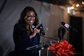 Northside High School alumni and nearby residents gathered Friday, Dec. 8,  to commemorate the launch of Northside Square. The groundbreaking ceremony  began with Northside alumnus Larry Springfield, class of 1986, leading with  “