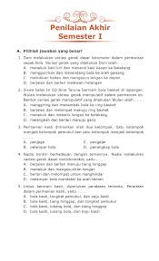 Check spelling or type a new query. Ejercicio De Soal Ujian Penjas Semester 1 Kelas 4